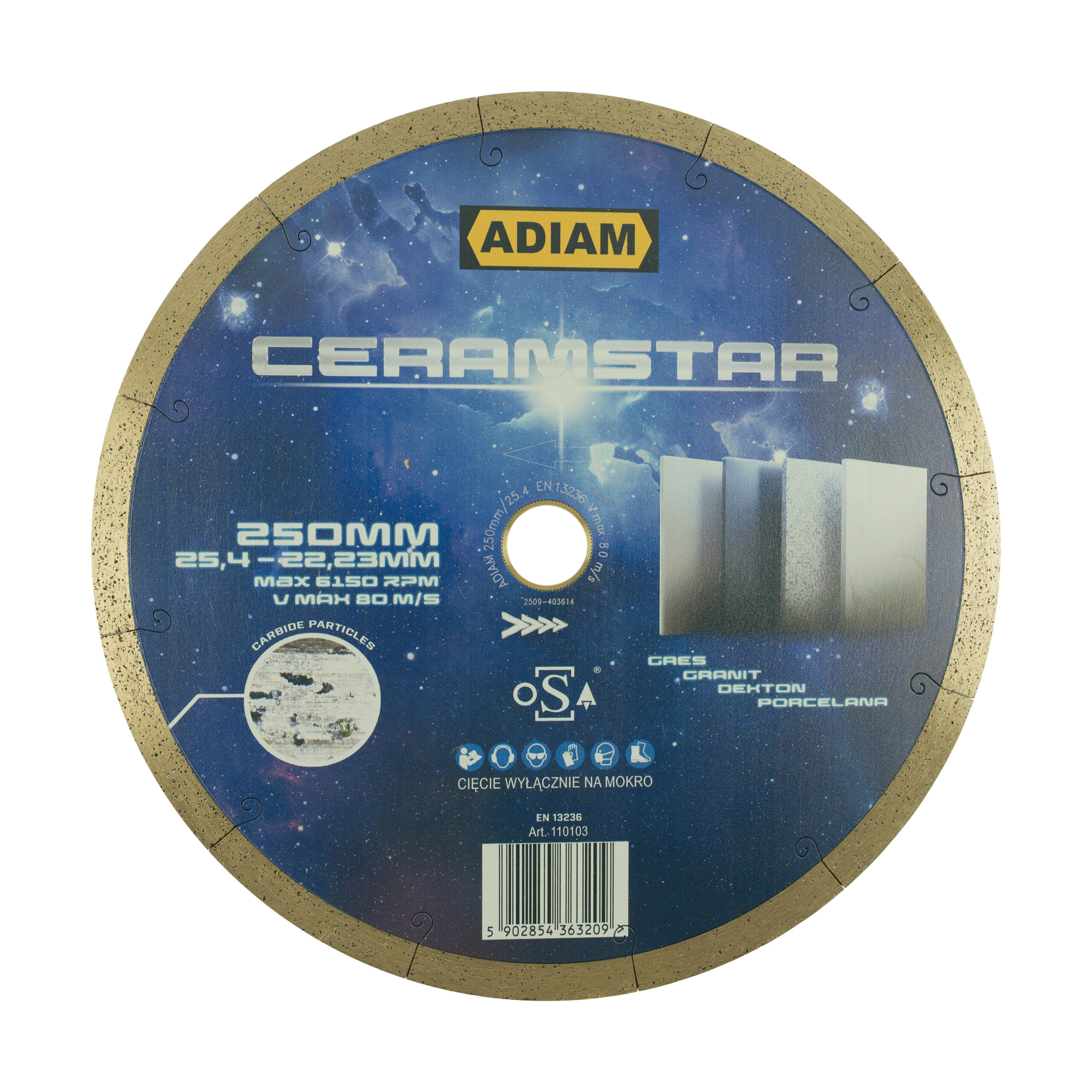 TARCZA CERAMSTAR 200 MM / 25,4 MM TARCZA CERAMSTAR 200 MM / 25,4 MM